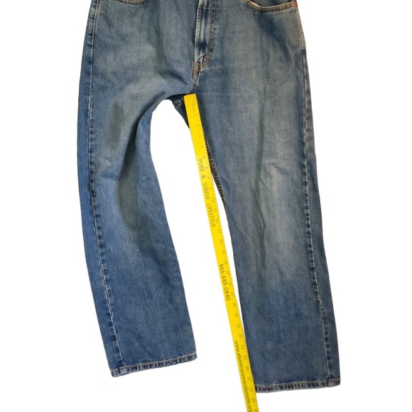 Levi 505 Men’s Size 32x28 Jeans Classic Original Fit Straight Leg Medium Wash - Picture 10 of 11